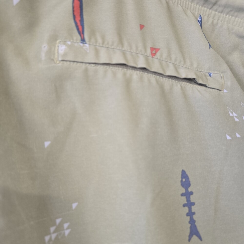 prAna Men's Shorts Bundle 2 Pieces, Green Print, Gray, Pull-on, Large - Picture 16 of 16